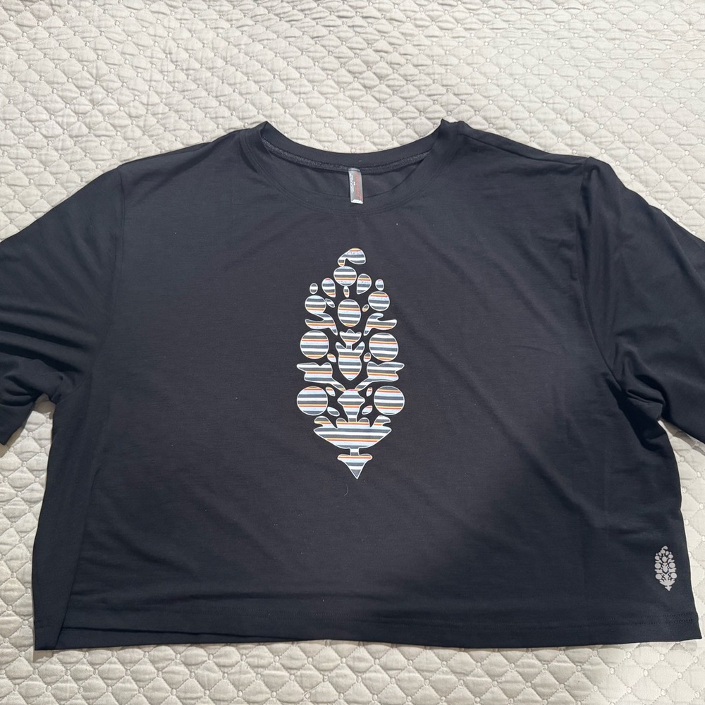 FP Movement Black Motif Buti Logo Women's Tee
